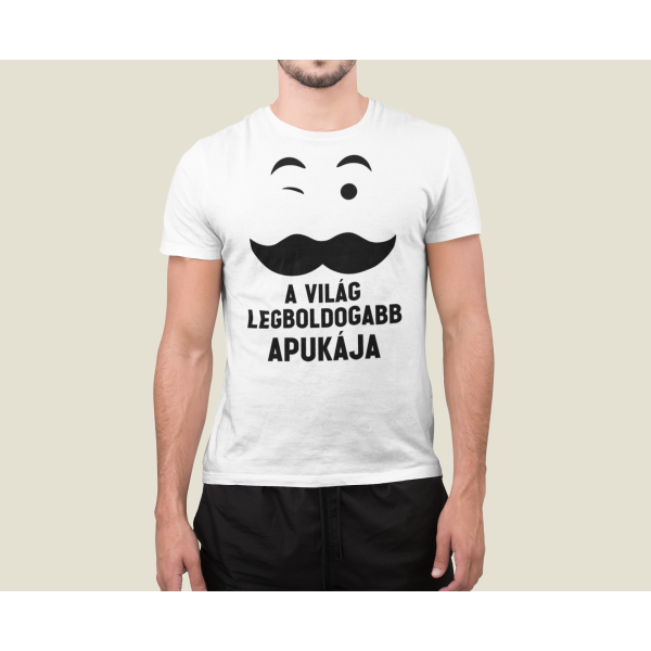Póló "A világ legboldogabb apukája"
