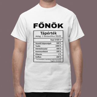 Póló "Főnök összetétel" Póló "Főnök összetétel"