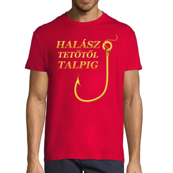 Póló "Horgász tetőtől talpig"