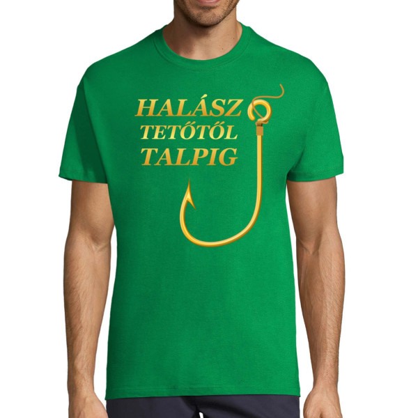 Póló "Horgász tetőtől talpig"