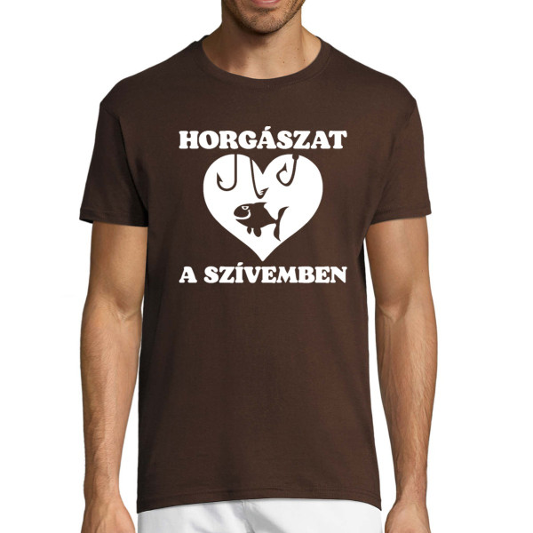 Póló "Horgászat a szívemben"