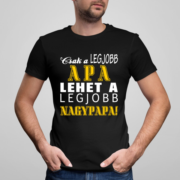 Póló "Jó apa – nagyszerű nagyapa"
