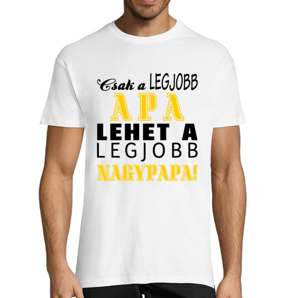 Póló "Jó apa – nagyszerű nagyapa"