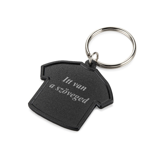 "Póló" kulcstartó (opcionális gravírozással, felár ellenében)