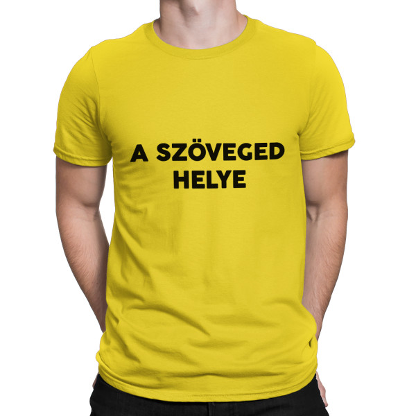 Póló saját szöveggel