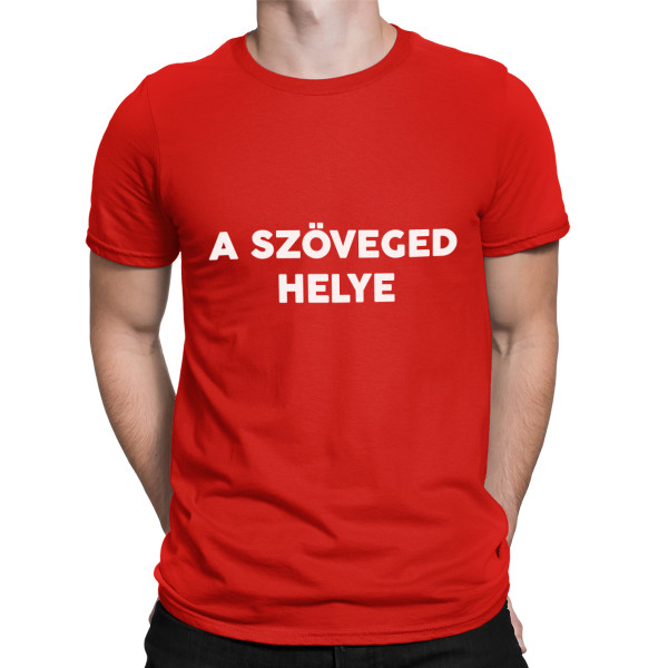 Póló saját szöveggel