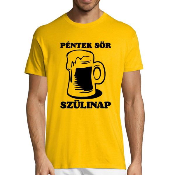 Póló "Sörös születésnap"
