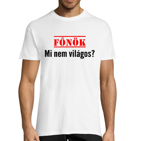 Póló "Valami nem tiszta?"