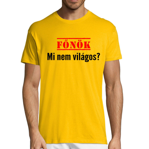 Póló "Valami nem tiszta?"