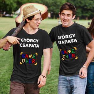 Póló "Vőlegény csapata" a választott névvel