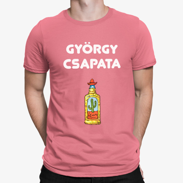Póló "Vőlegény csapata" a választott névvel