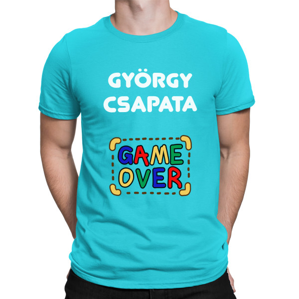 Póló "Vőlegény csapata" a választott névvel