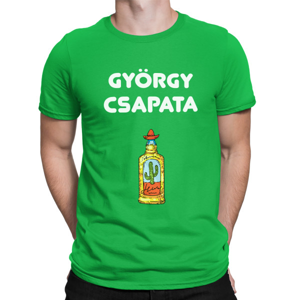 Póló "Vőlegény csapata" a választott névvel