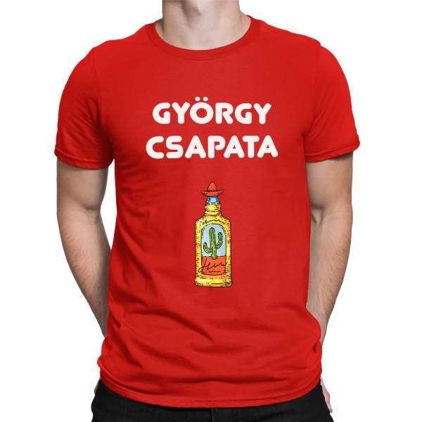 Póló "Vőlegény csapata" a választott névvel