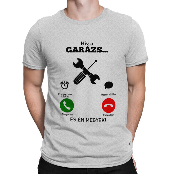 Póló "Hív a garázs"
