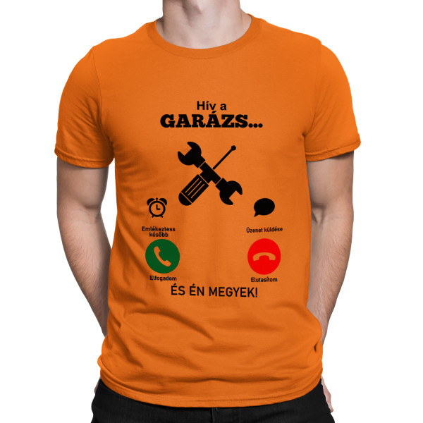 Póló "Hív a garázs"