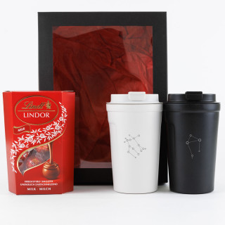 Prémium ajándékcsomag pároknak "Állatövi csillagképek" választott csillagjegyekkel (400 ml) Prémium ajándékcsomag pároknak "Állatövi csillagképek" választott csillagjegyekkel (400 ml)
