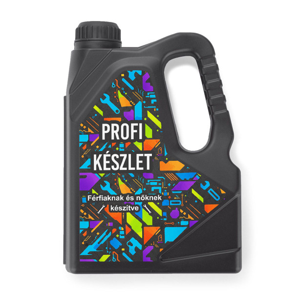 "Profi készlet" nevű, henger alakú szerszámkészlet