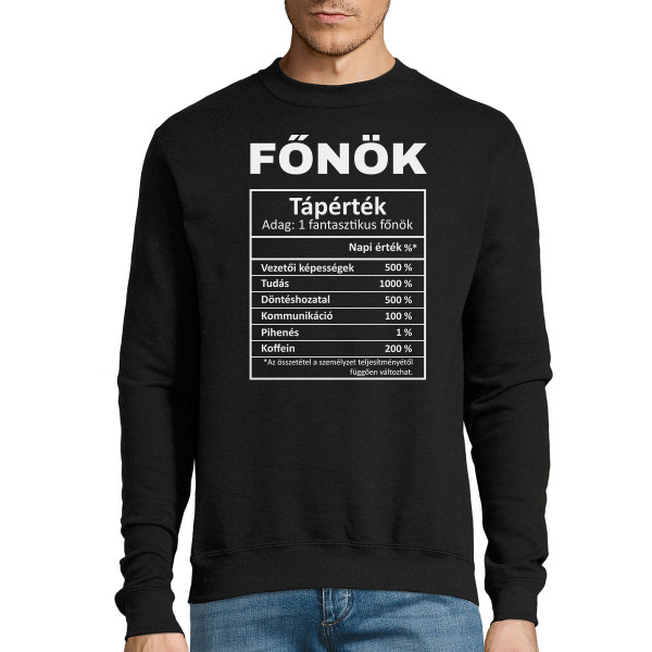 Pulóver "Főnöki összeállítás" (kapucni nélkül) Pulóver "Főnöki összeállítás" (kapucni nélkül)