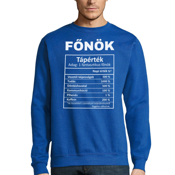 Pulóver "Főnöki összeállítás" (kapucni nélkül) Pulóver "Főnöki összeállítás" (kapucni nélkül)