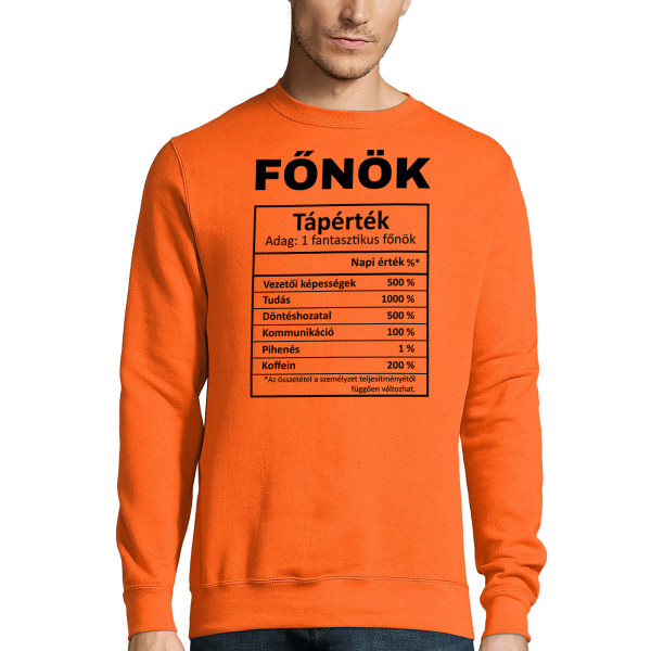 Pulóver "Főnöki összeállítás" (kapucni nélkül) Pulóver "Főnöki összeállítás" (kapucni nélkül)