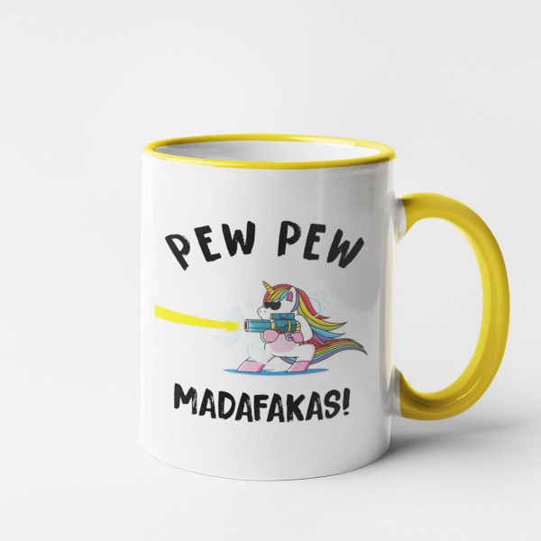 Bögre "Pew Pew Egyszarvú" Bögre "Pew Pew Egyszarvú"