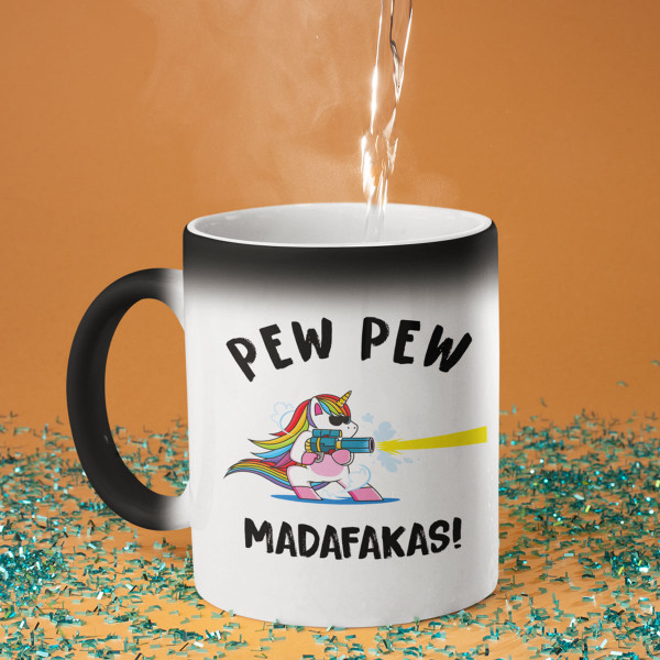 Bögre "Pew Pew Egyszarvú" Bögre "Pew Pew Egyszarvú"