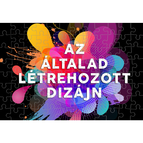Puzzle egyedi dizájnnal (A4 méret, 120 darabos) Puzzle egyedi dizájnnal (A4 méret, 120 darabos)