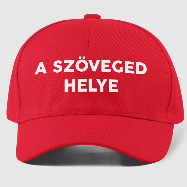 Sapka saját szöveggel