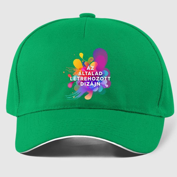 Pamut sapka a kiválasztott mintával