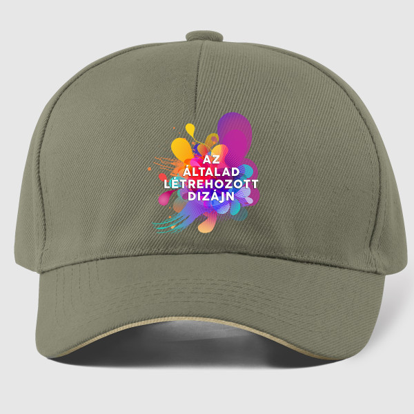 Pamut sapka a kiválasztott mintával