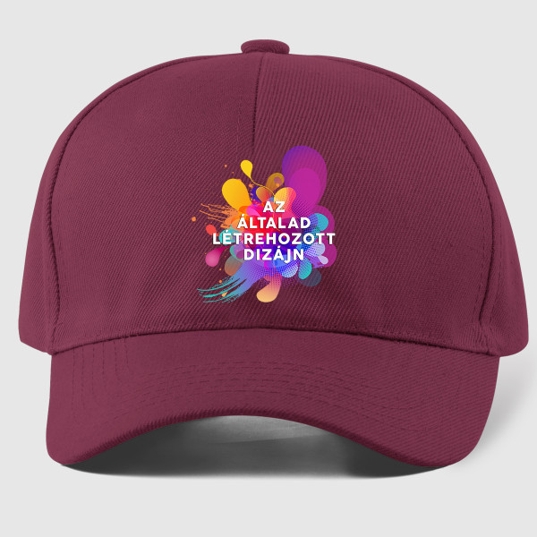 Pamut sapka a kiválasztott mintával