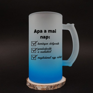 Söröskorsó "Apa a mai nap:"