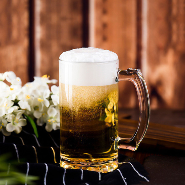 Üveg söröskorsó füllel (500 ml)