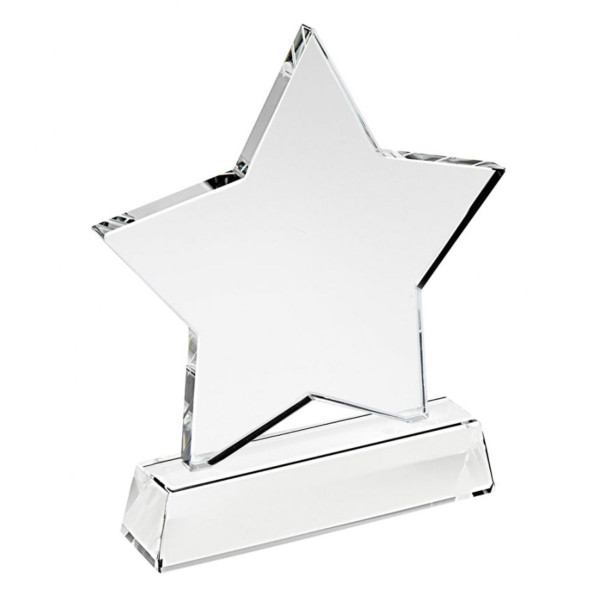 "Star" kristály trófea, nyomtatás nélkül