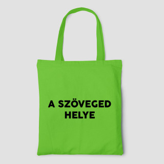 Színes textil táska saját szöveggel