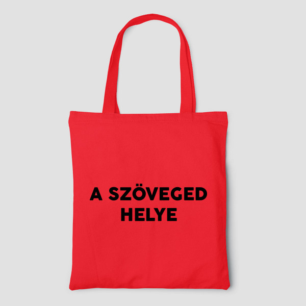 Színes textil táska saját szöveggel Színes textil táska saját szöveggel
