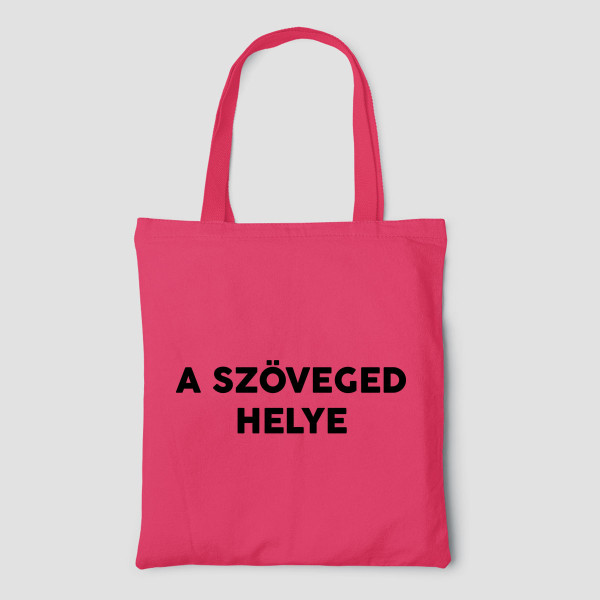 Színes textil táska saját szöveggel Színes textil táska saját szöveggel