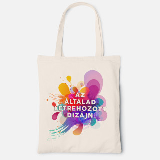 Textil táska egyedi dizájnnal