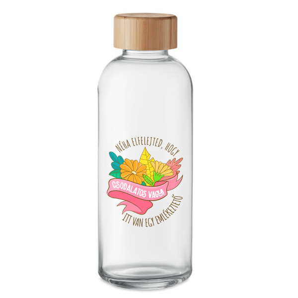 Üveg vizes kulacs "Csodálatos vagy!" (650ml) Üveg vizes kulacs "Csodálatos vagy!" (650ml)