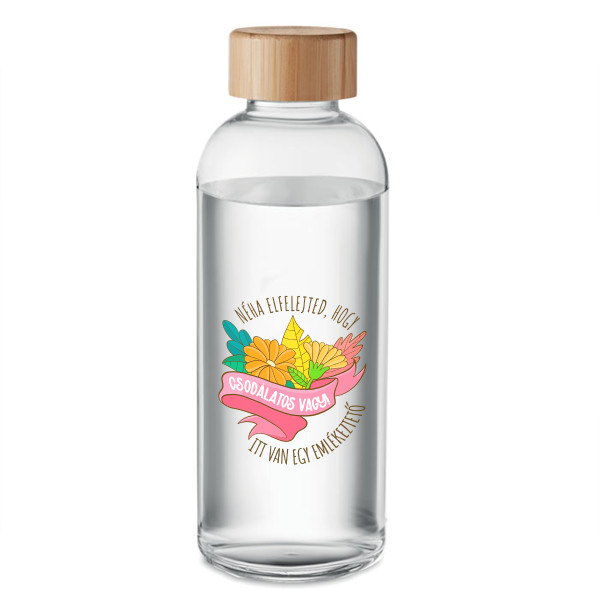 Üveg vizes kulacs "Csodálatos vagy!" (650ml) Üveg vizes kulacs "Csodálatos vagy!" (650ml)
