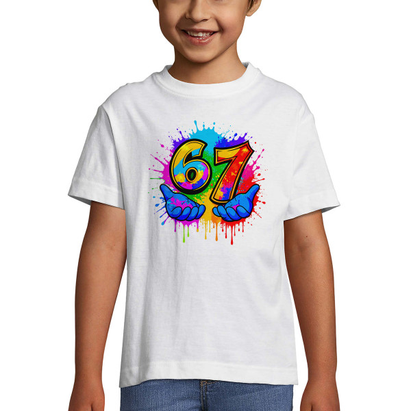 Gyerek póló "Six seven"