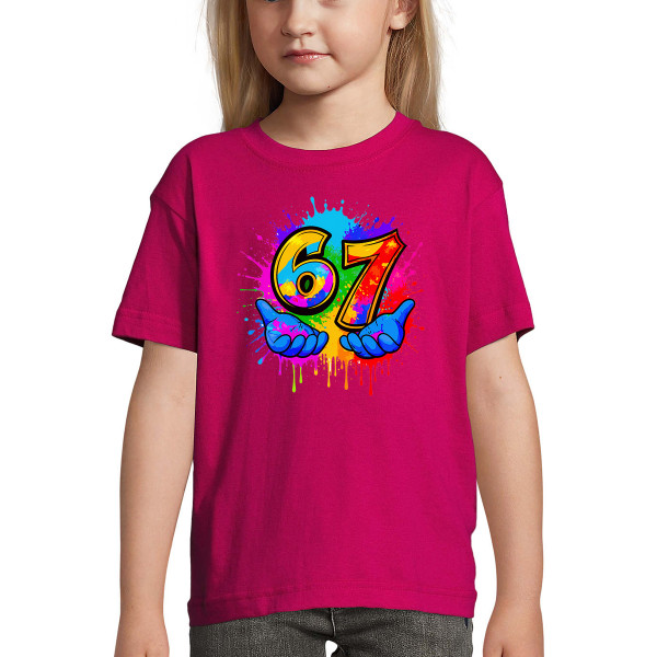 Gyerek póló "Six seven"