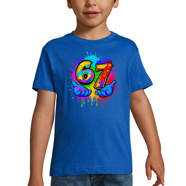 Gyerek póló "Six seven"