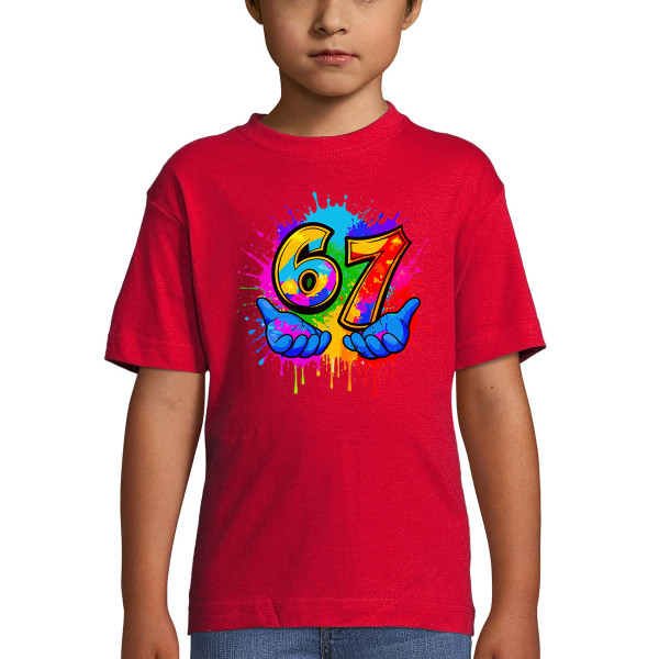 Gyerek póló "Six seven"