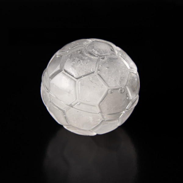 Whiskey és futballrajongóknak szóló szett: poharak és jégformák