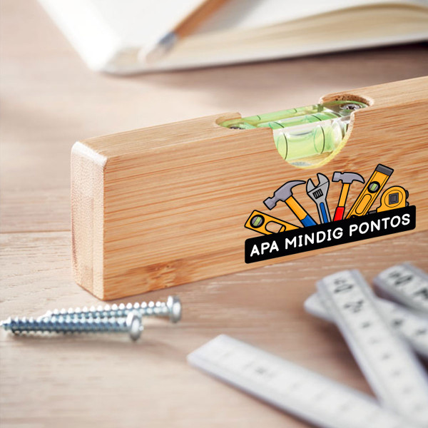 Vízmérték - nyitó "Apa mindig pontos" Vízmérték - nyitó "Apa mindig pontos"