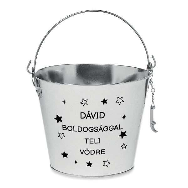 Vödör "Vödör tele boldogsággal" a választott névvel