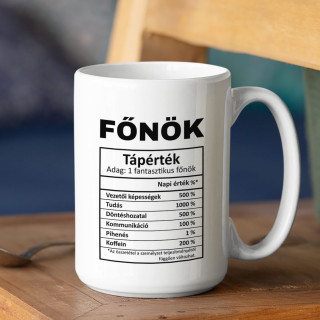 XL bögre "Főnöki összeállítás" (450ml) XL bögre "Főnöki összeállítás" (450ml)