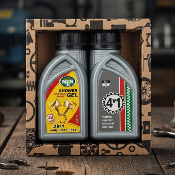 Ajándékszett - tusfürdő 2x250 ml "Tusfürdő + 4 az 1-ben"